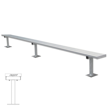 Player Bench - 15 ft. - Surface Mount